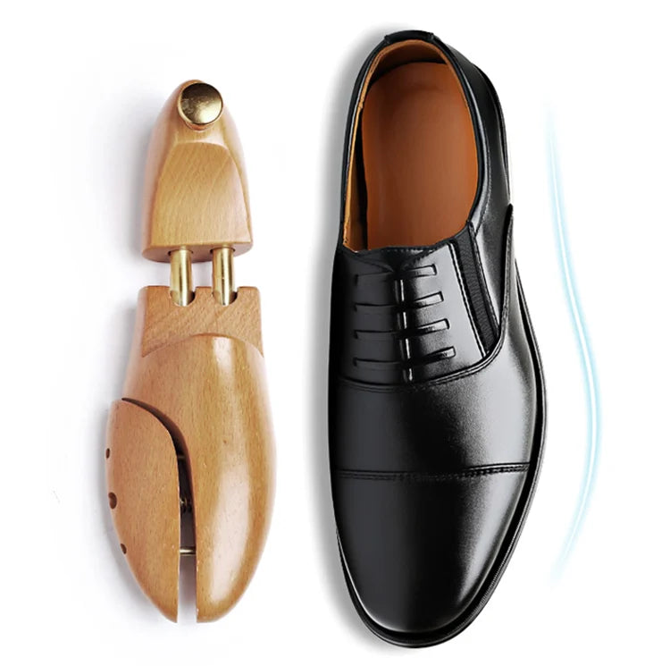 EAST WING Formal Shoes, Textured, Lightweight, Comfort Insole, Contrast Sole,Black Sneakers