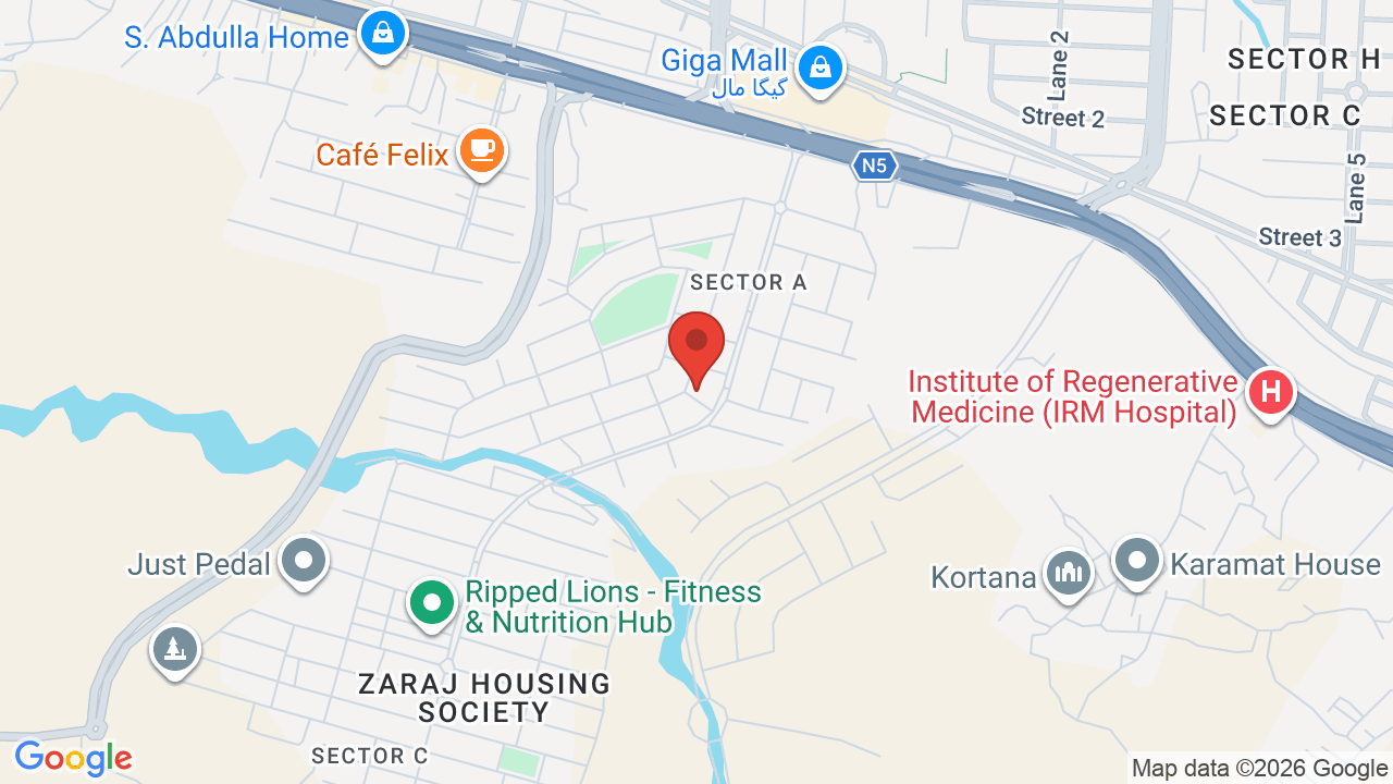 Map showing the location of The Atrium Plaza
